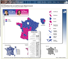 Cartographie dans Le Monde